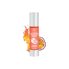 2 en 1 Lubrifiant et huile de massage fruit de la passion chauffant